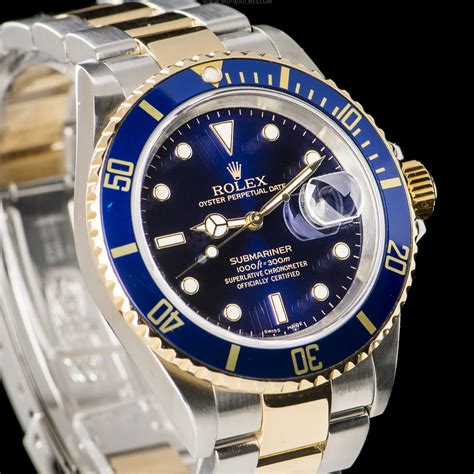 rolex submariner 16613lb purple gold & stainless steel|rolex submariner model 16613 price.